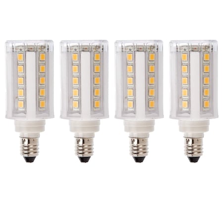 Newhouse Lighting E11 Dimmable 5W LED Light Bulbs, 60-Watt Equiv., Warm White, PK 4 E11-5060D-4